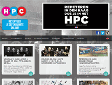 Tablet Screenshot of haagspopcentrum.nl